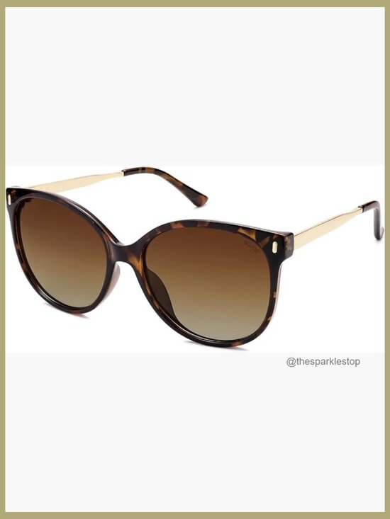 Round Polarized Sunglasses Oversized UV Protection Shades